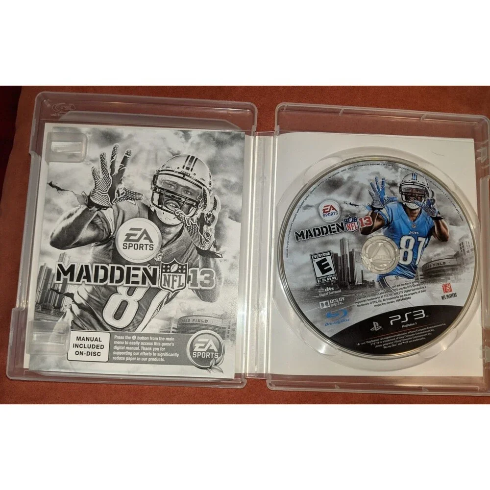 Madden NFL 3-Pack! PlayStation 3, '09, '10, '13, All Complete & EXCELLENT, PS3